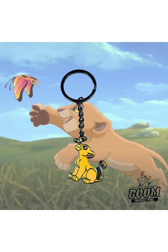 Keychain  Lion Cub from Pride Lands  Fairytale Fantasy (1 keychain)