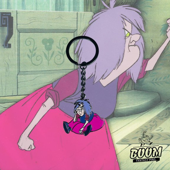 Keychain Madam Mim from The Sword in the Stone Fairytale Fantasy (1 keychain)