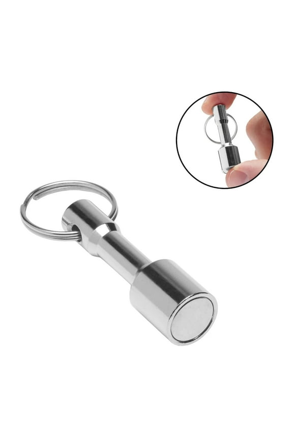 Keychain Neodymium Magnet for Testing Brass, Gold, Silver, Coins, Jewelry, and Ferrous Metals