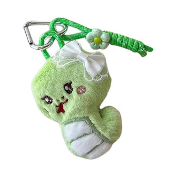 Keychain Pendant Purse Decoration Stylish Key Charm Snake Shape Unique Bag Hanging Ornament Great for Adding Fun