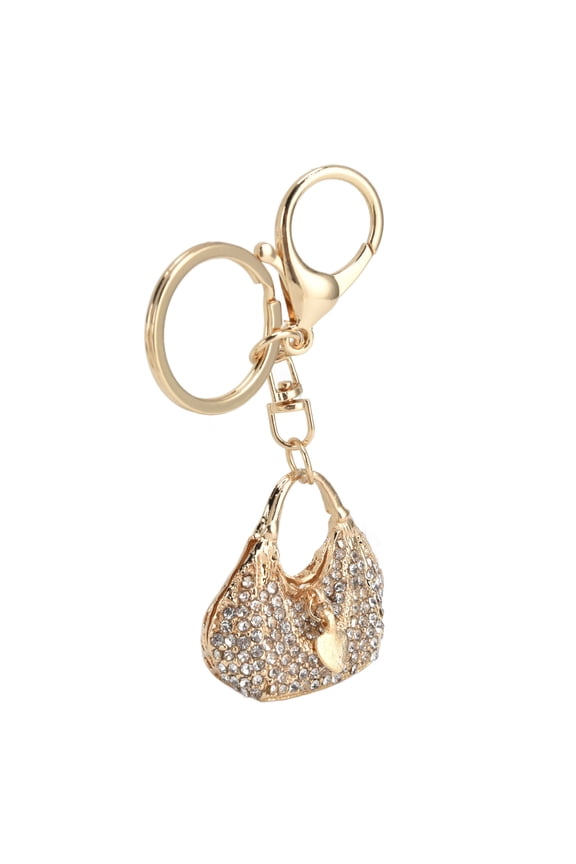 Rhinestone Key Keychain Pendant, Rhinestone Keychain Unique Design for Car Pendants for Bag Ornaments, Crystal Keychain, Keychain Accessories Bag Charm