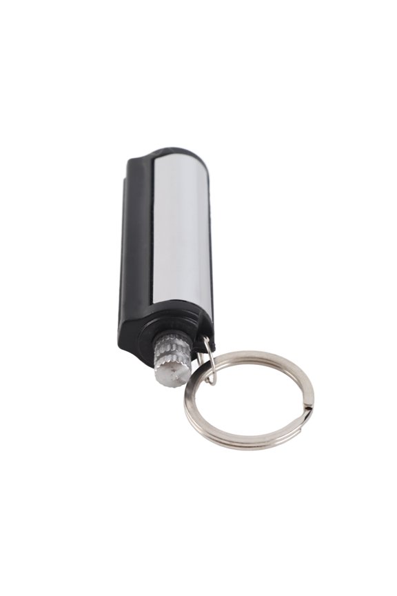 Keychain Permanent Match Lighter With Key Chain Silver