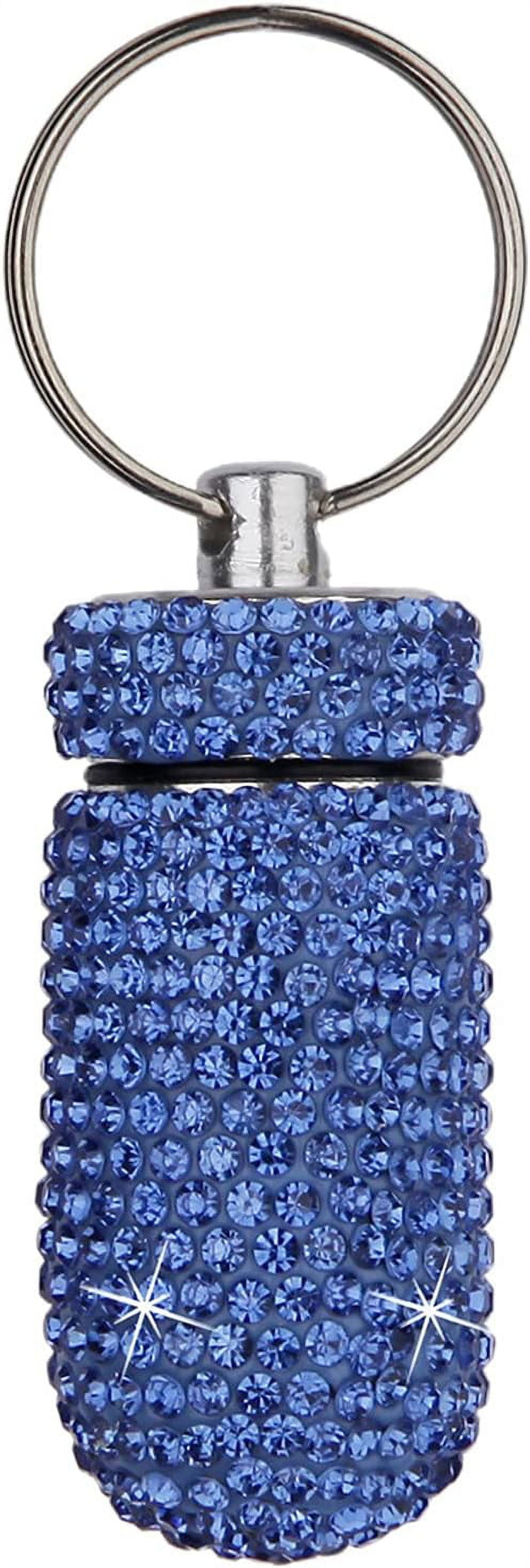 Keychain Pill Holder Pocket Pill Case Medicine Organizer Bottle