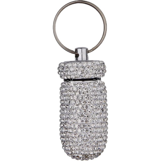 Keychain Pill Holder Pocket Pill Case Medicine Organizer Bottle