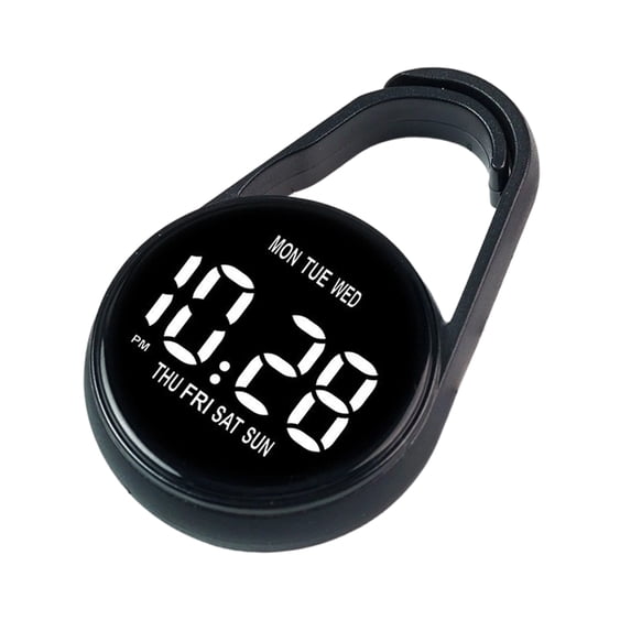 Keychain Pocket Watch Digital Clock With LED Display and Touch Functionality