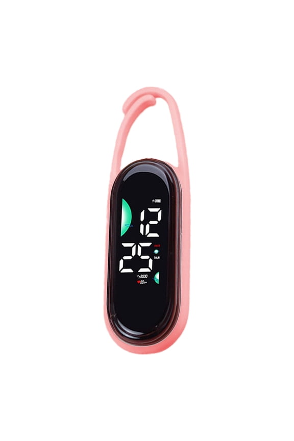 Keychain Pocket Watch Led Electronic Watch Waterproof Touch Digital Watches Easy to Read for Students Adults