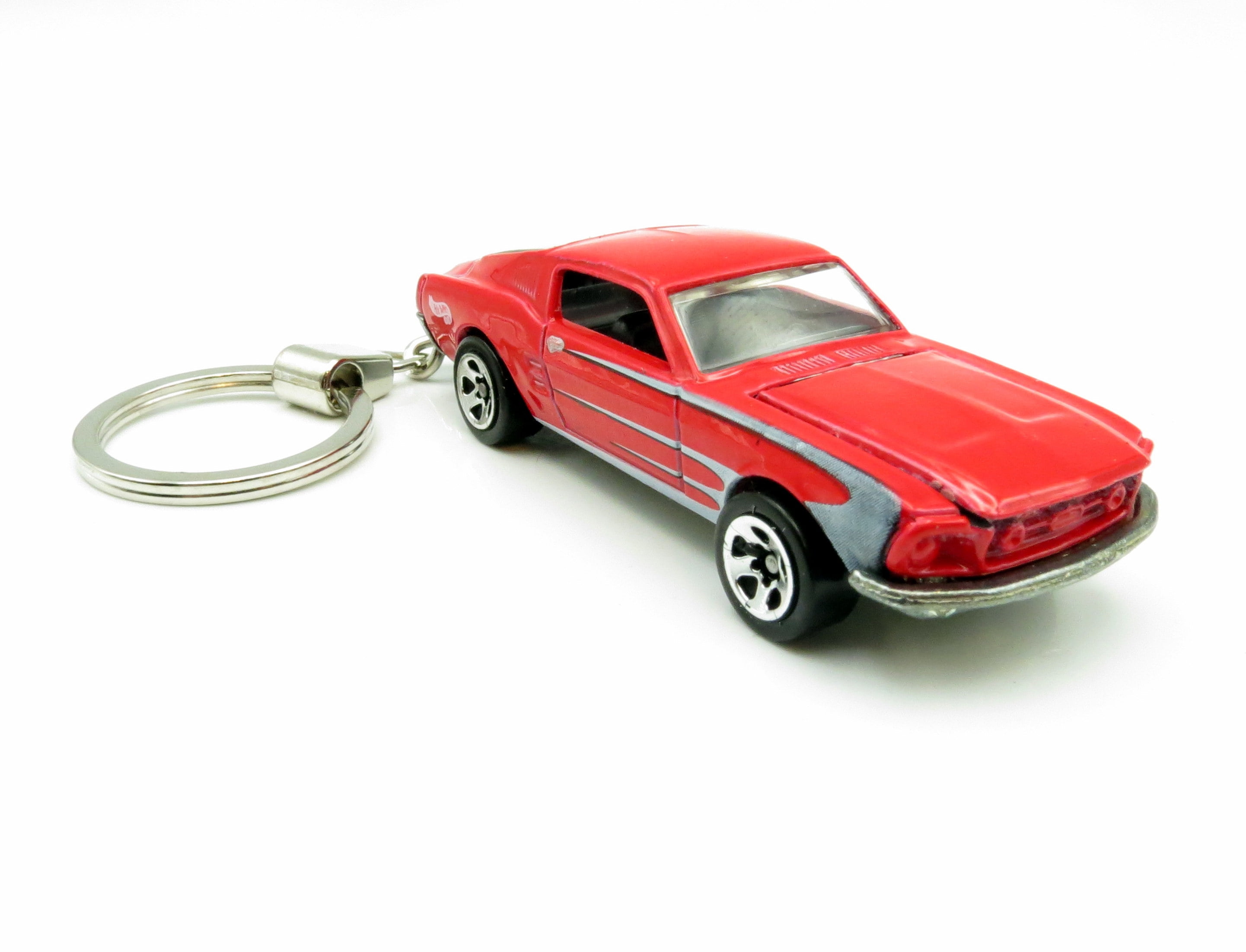 Keychain Pontiac Trans Am Red Car Rare Novelty 1:64 Diecast Key Ring
