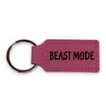 thumbnail image 1 of Keychain - Rectangle - Beast Mode - Leather, 1 of 4