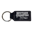 thumbnail image 1 of Keychain - Rectangle - Brother Crawfish - Leather, 1 of 4