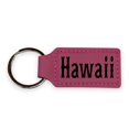 thumbnail image 1 of Keychain - Rectangle - Hawaii - Leather, 1 of 4