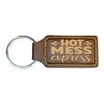 thumbnail image 1 of Keychain - Rectangle - Hot Mess Express - Leather, 1 of 4