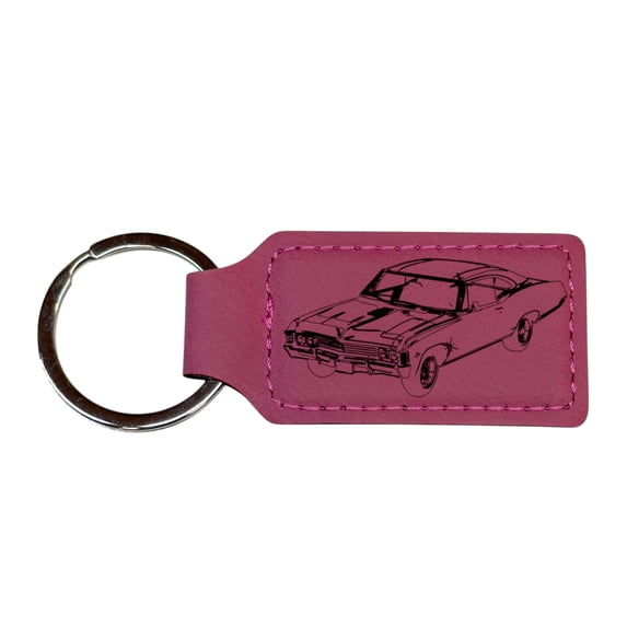 Keychain - Rectangle - Impala - Leather