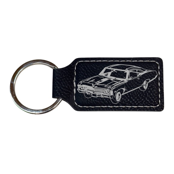 Keychain - Rectangle - Impala - Leather