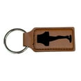 thumbnail image 1 of Keychain - Rectangle - Leg Lamp - Leather, 1 of 6