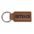 thumbnail image 1 of Keychain - Rectangle - Outback - Leather, 1 of 4