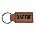 thumbnail image 1 of Keychain - Rectangle - Raptor - Leather, 1 of 4