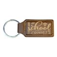 thumbnail image 1 of Keychain - Rectangle - School Nurse - Leather, 1 of 4