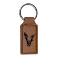 thumbnail image 1 of Keychain - Rectangle - The Bat - Leather, 1 of 4