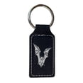 thumbnail image 1 of Keychain - Rectangle - The Bat - Leather, 1 of 4