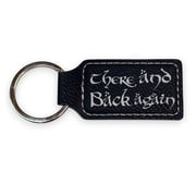 Keychain - Rectangle - There and Back Again - Leather