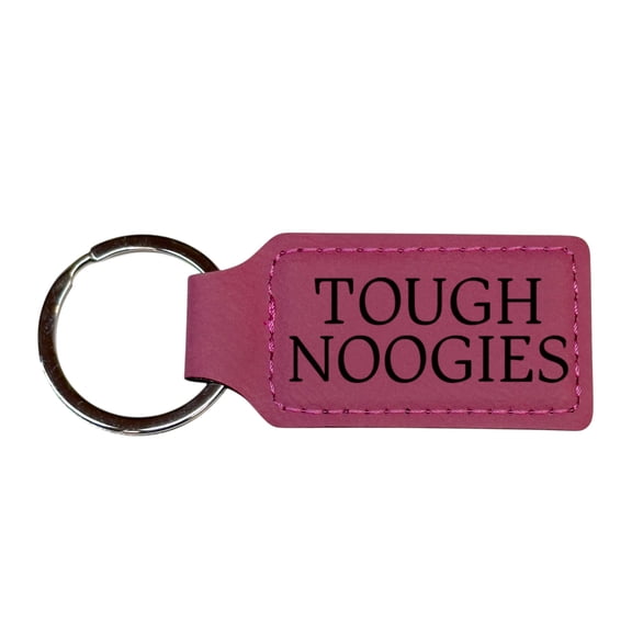 Keychain - Rectangle - Tough Noogies - Leather