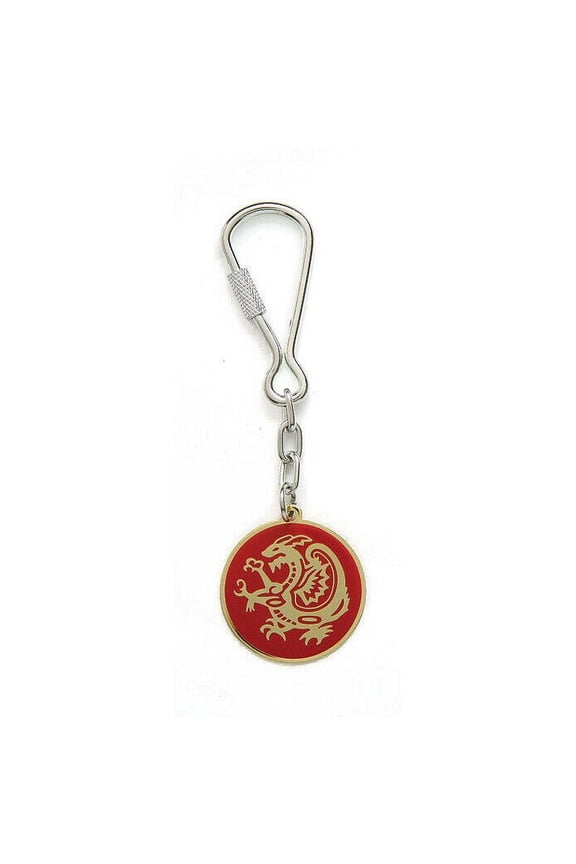 Keychain Red Dragon Key Chain Martial Arts Metal Key Holder
