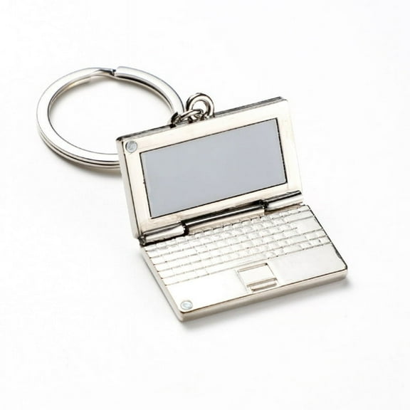Keychain Simulation Computer Laptop Pendants DIY Women Men Car Keychain Keyring Holder Keyring Souvenir Jewelry Gift