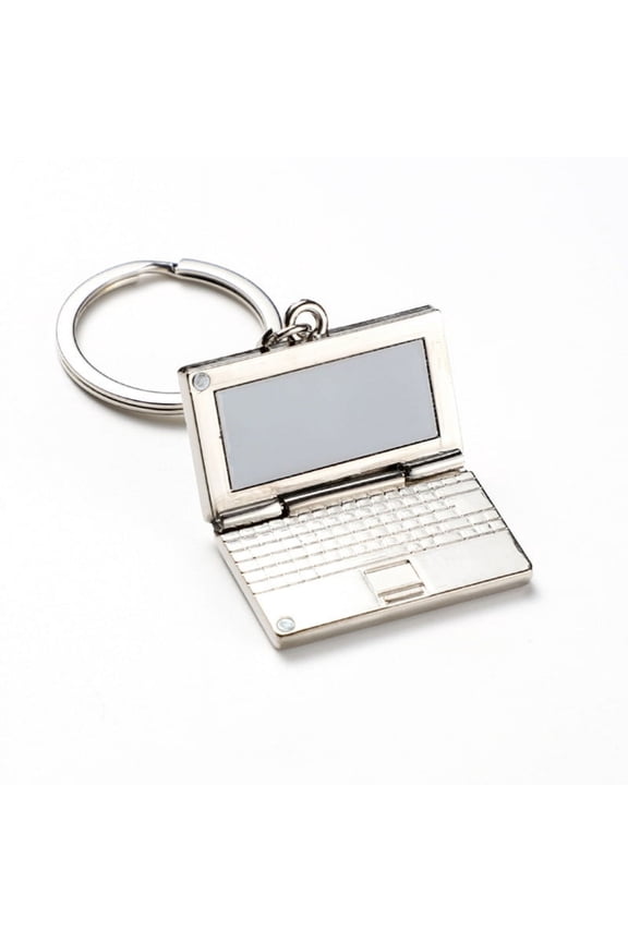 Keychain Simulation Computer Laptop Pendants DIY Women Men Car Keychain Keyring Holder Keyring Souvenir Jewelry Gift