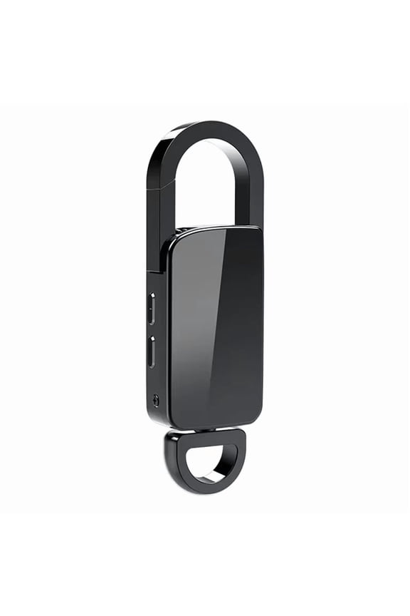 Keychain Sound Activated Voice Recorder Key Hook Mini Dictaphone Voice Audio Recordin Noise Reduction MP3 Player 32G