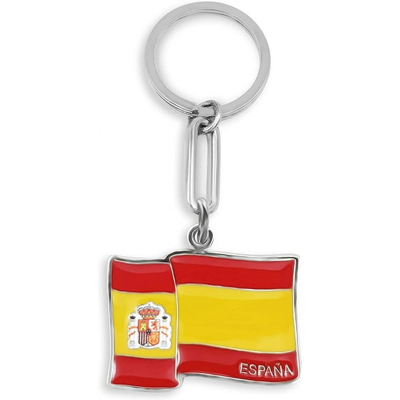 Keychain -Spain Flag-
