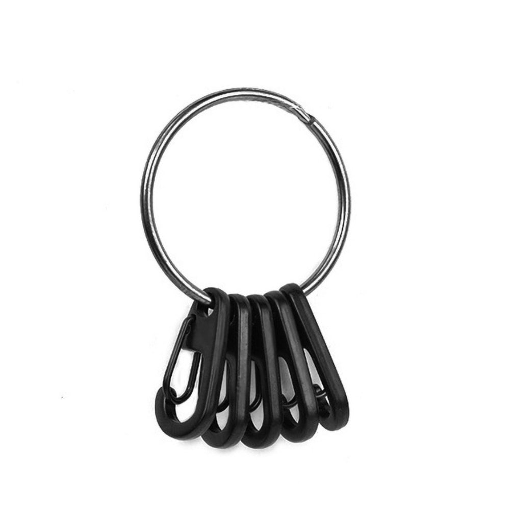 Keychain Spring Hook Key Ring Set Quick Release Safety Spring Hook ...