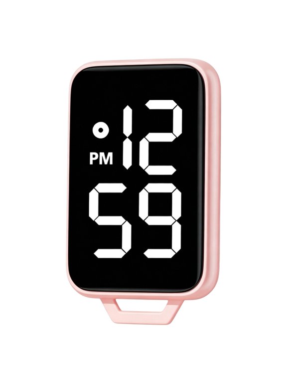 Keychain Timepieces With Clear Display Night Light Keyring Touch Digital Watch Suitable For Teens And Adults