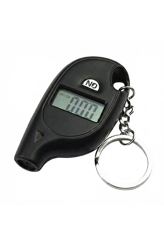 Keychain Tire Pressure Gauge Portable Meter Key Ring Monitor Car Gadget