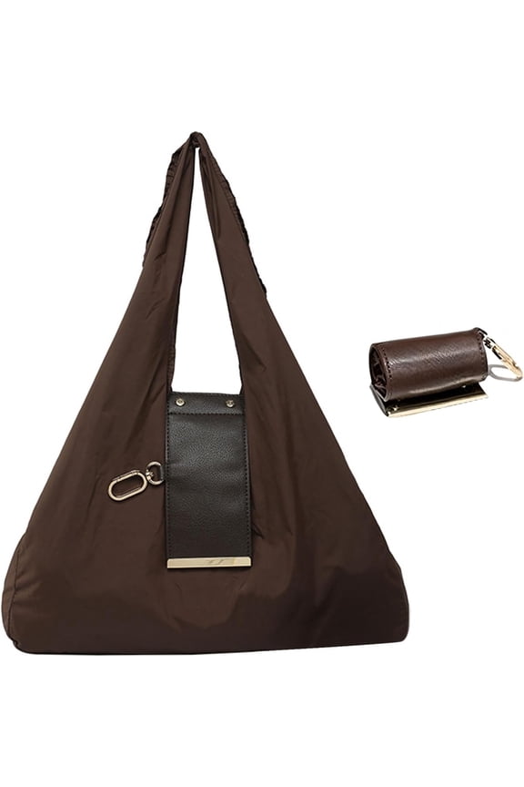 Keychain Tote Bag, Foldable & Reusable Mini Bags with Key Ring,Waterproof Expandable Handbag for Daily