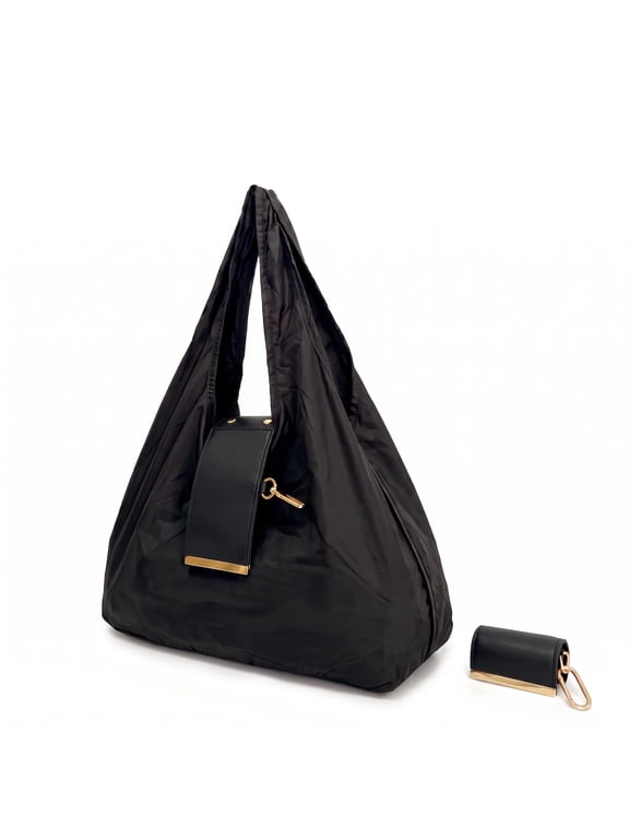 Keychain Tote Bag,Large Capacity Lightweight Foldable Waterproof Key Chain Shopping Bag with Key Ring,Mini Bag for Daily Use