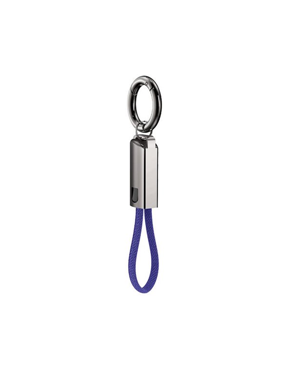Keychain USB C to C Fast Charging Cable PD65W 3A Alloy for Mobile Devices Charging Phone Lanyard Data Cable 16cm