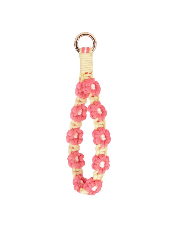 Keychain Wristlet Keychain Weave Exquisite Keyring Holder Bracelet Handmade Wrist Lanyard for Women