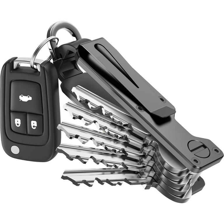 Keychain for Apple Airtag,Key holder Carbon fiber/aluminum alloy