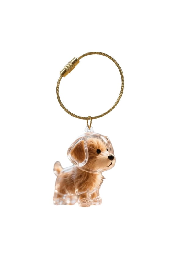 Keychain for Collecting Cat And Dog Hair, Diy Pet Furs Collection Kechain, Pet Fur Keepsake Keychain for Cats Dogs Lover W8L7