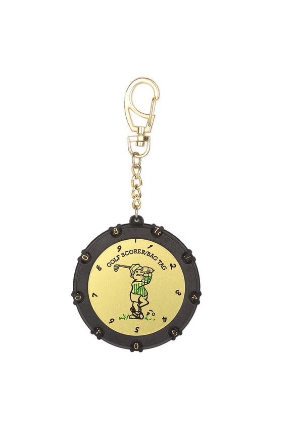 Keychain with Clip Plastic + Alloy Golf Score Counter, Stroke for Enthusiasts