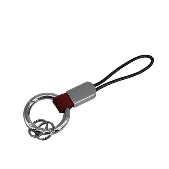 Keychain with Wrist Lanyard and Key Rings For Men Women Scratch Resistant Zincs Buckle Car Key Holder Accessories
