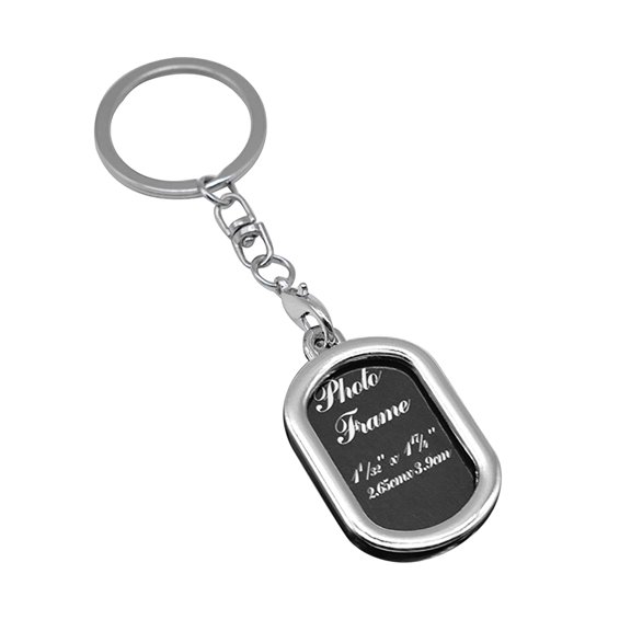 Keychains Customized Manufacturer Metal Keychain Photo Frame Pendant Insert Photo Studio Gifts