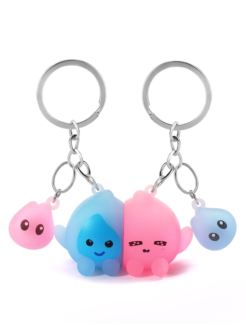 Keychains Magnetic Matching Keychains Glow in the Dark for Couples