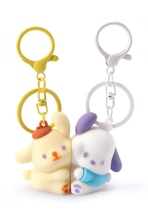 Keychains Magnetic Matching Keychains for Couples Cartoon Animal Keychain Toys Best Friend Couple Boyfriend Girlfriend Cute Fashion Backpack Charms