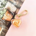 thumbnail image 1 of Keychains Valentine'S Day Creative Gift Rose Preserved Flower Keychain Female Bag Pendant Love In Heart Keychain Key Chains, 1 of 2
