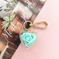 thumbnail image 1 of Keychains Valentine'S Day Creative Gift Rose Preserved Flower Keychain Female Bag Pendant Love In Heart Keychain Key Chains, 1 of 2