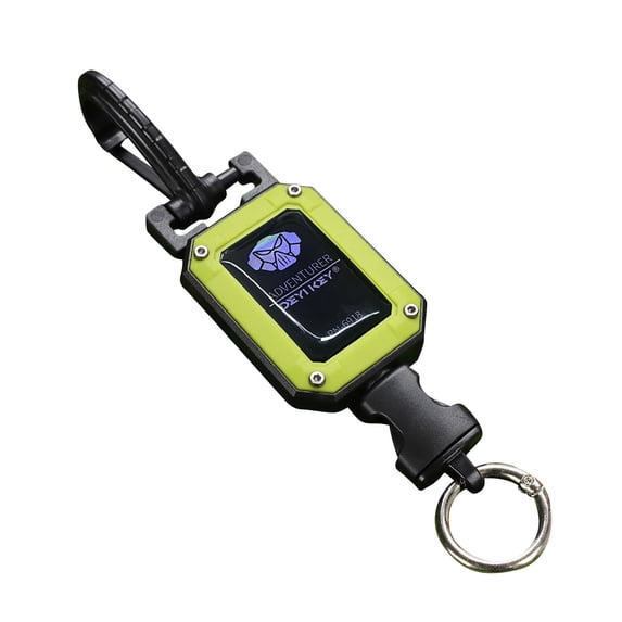 Keychains and Keyrings Outdoor Easy To Pull Buckle Elastic Rope Extension Line Easy To Pull Key Chain Retractable Key Chain