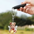 thumbnail image 1 of Keychains for Girls Cartoon Angel Girl Pattern Acrylic 2D Pendant for Handbag Backpack Accessories, for Women Bag Purse Gifts (A), 1 of 8