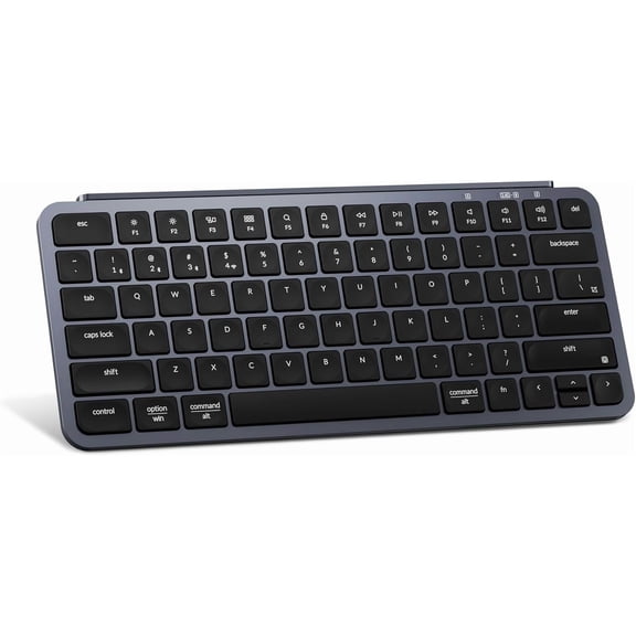 Keychron B1 Pro Ultra-Slim Wireless Bluetooth 2.4 GHz/Wired Keyboard for Mac Windows Linux Black