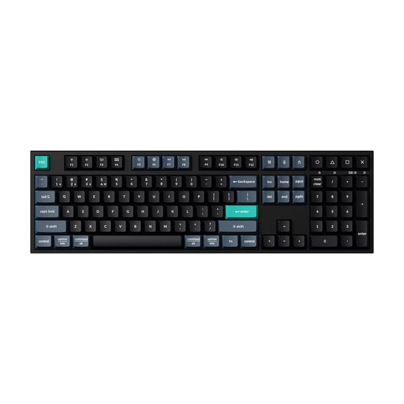 Keychron B36 Full size layout, wireless silent scissor keyboard, support Launcher